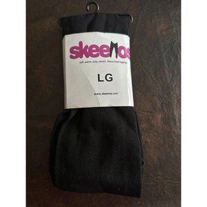 NWT Skeemos black fleece lined leggings Large